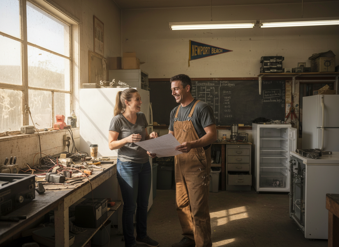 The Coastal Refrigerator Repair team