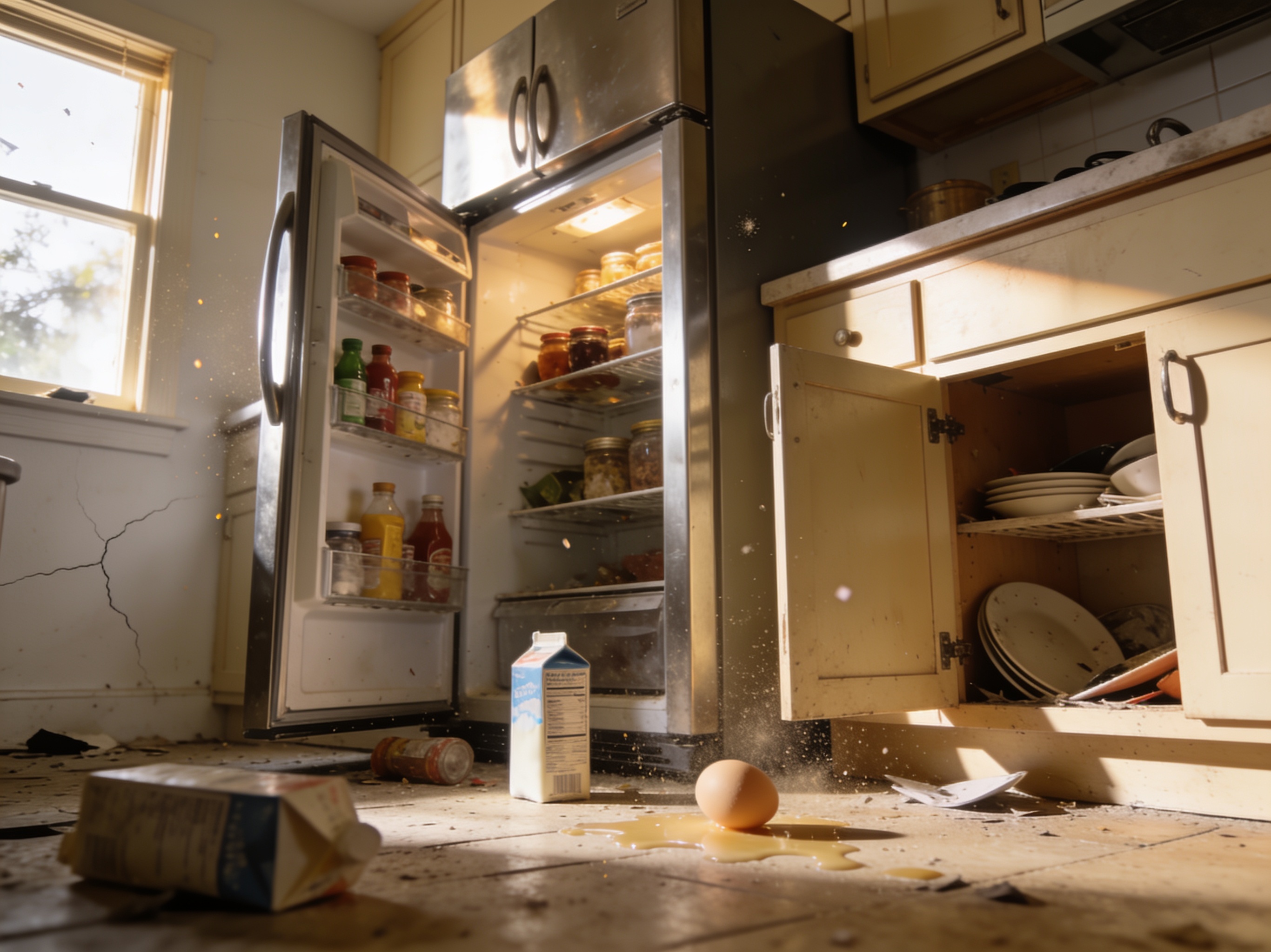 Checking Your Refrigerator After Minor Seismic Activity in Newport Beach