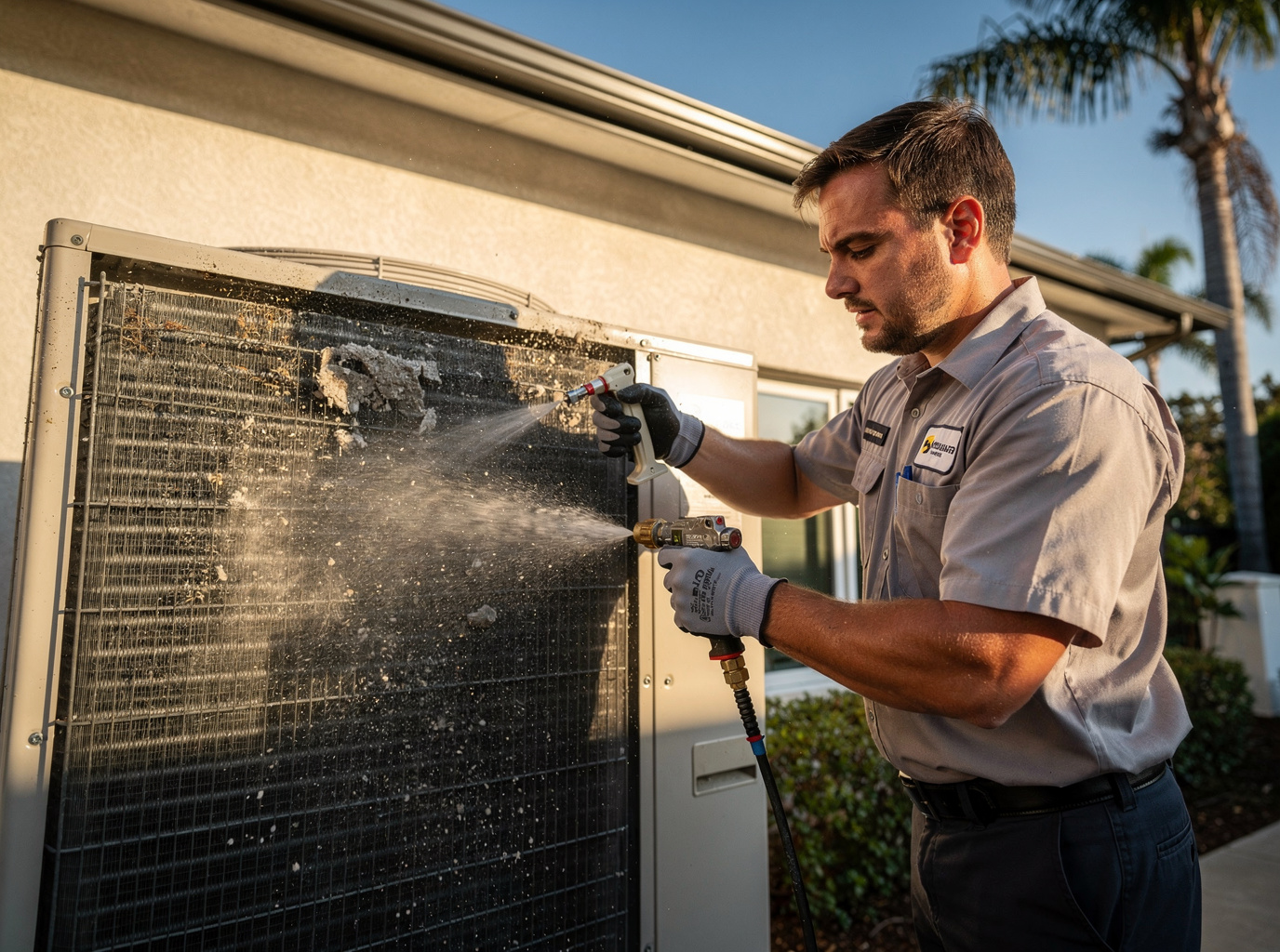 Condenser Coil Cleaning in Newport Beach, CA
